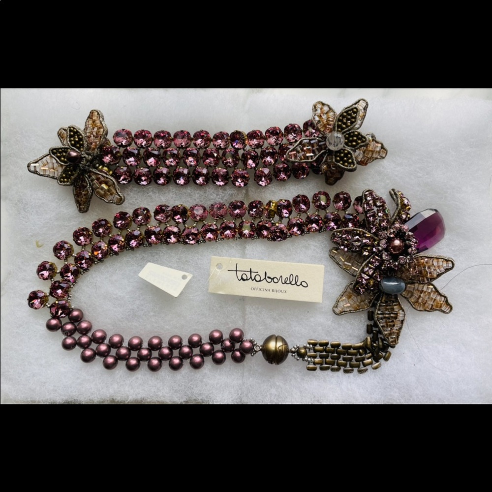 Swarovski elements totobotello necklace s and bracelet